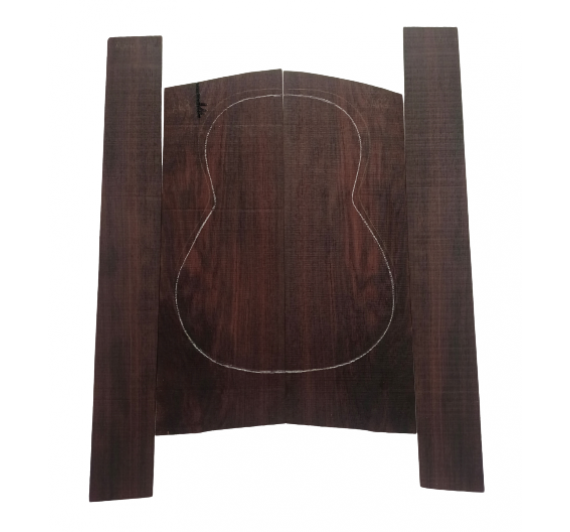 Black Amazon Rosewood Classical Guitar Backs and Sides Set #1