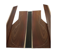 Cocobolo Classical Guitar 3 Part Backs and Sides  #Set 2