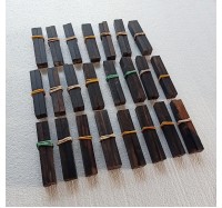 Lot of 23 African Ebony Knife Handles + 10 Years Old Superior Quality