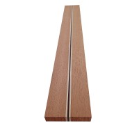 5 # Brazilian Cedar Classical Guitar Neck Reinforced With 2 Flamed Maple And 1 Kingwood Stripes w/ Free Heel – 40 Years Old