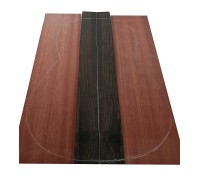 Master Bloodwood / Ebony Classical Guitar Backs in 4 Parts and Sides